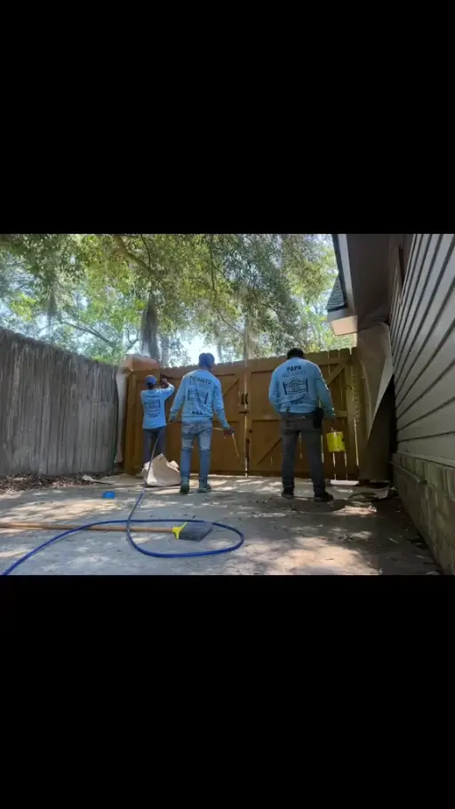 Omega Fence project showing fence repairs in coastal georgia